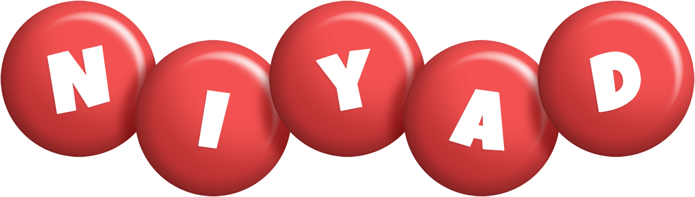 Niyad candy-red logo