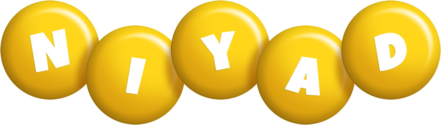 Niyad candy-yellow logo