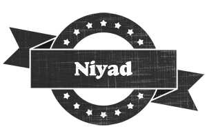 Niyad grunge logo