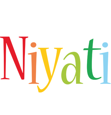 Niyati birthday logo