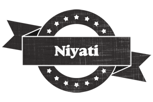 Niyati grunge logo