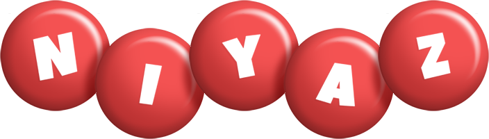 Niyaz candy-red logo