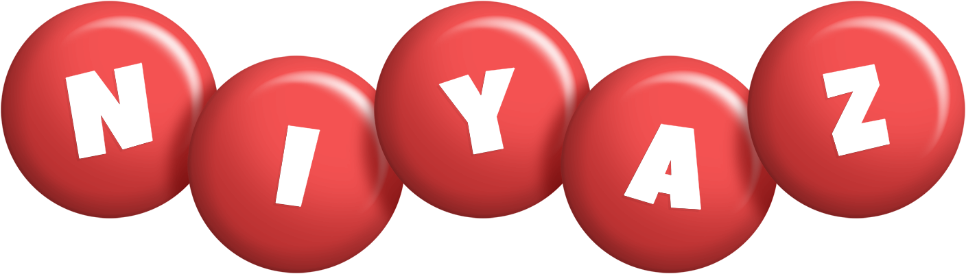 Niyaz candy-red logo
