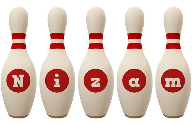 Nizam bowling-pin logo