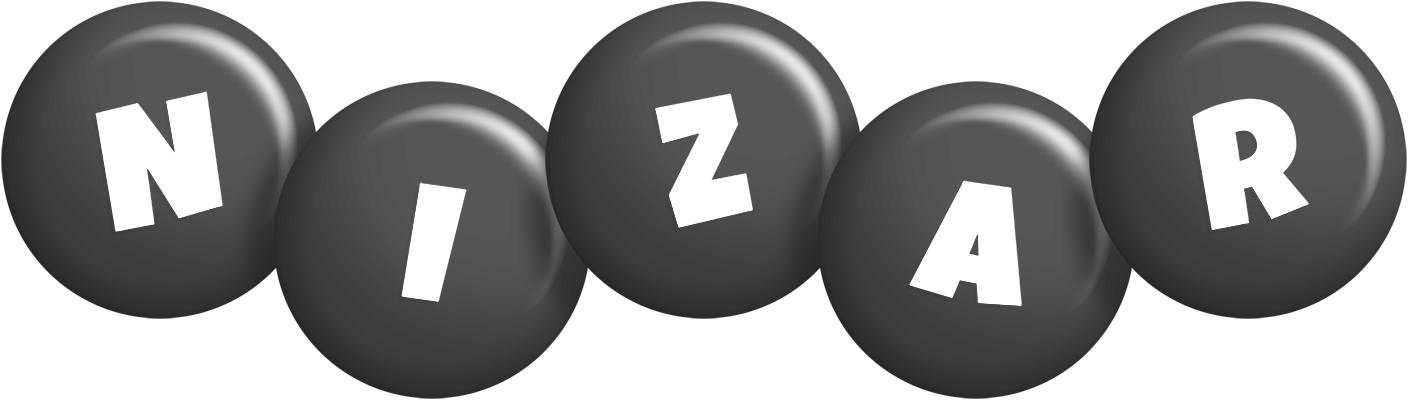 Nizar candy-black logo
