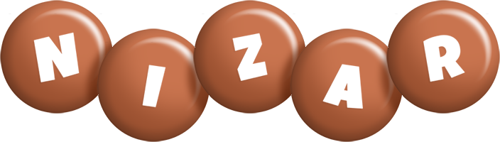Nizar candy-brown logo