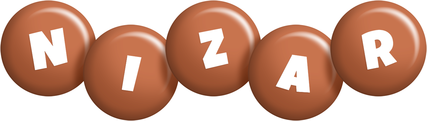 Nizar candy-brown logo