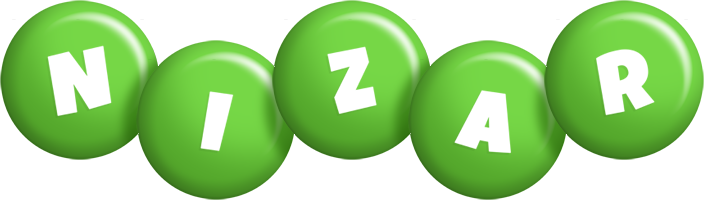 Nizar candy-green logo