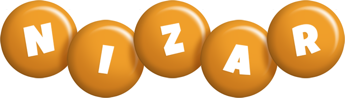 Nizar candy-orange logo