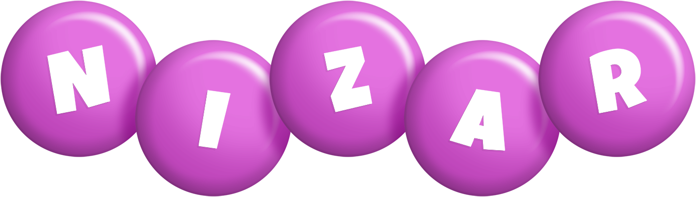 Nizar candy-purple logo