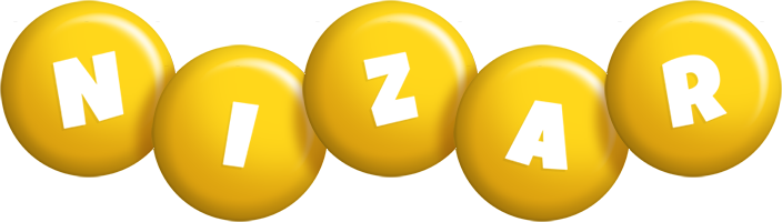 Nizar candy-yellow logo
