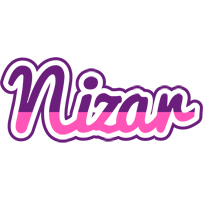 Nizar cheerful logo