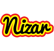 Nizar flaming logo