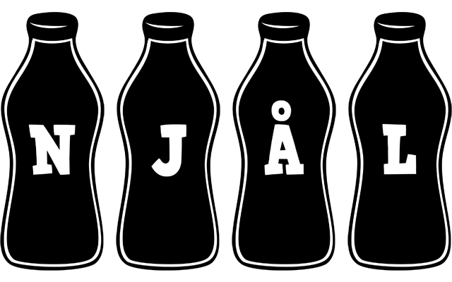 Njål bottle logo
