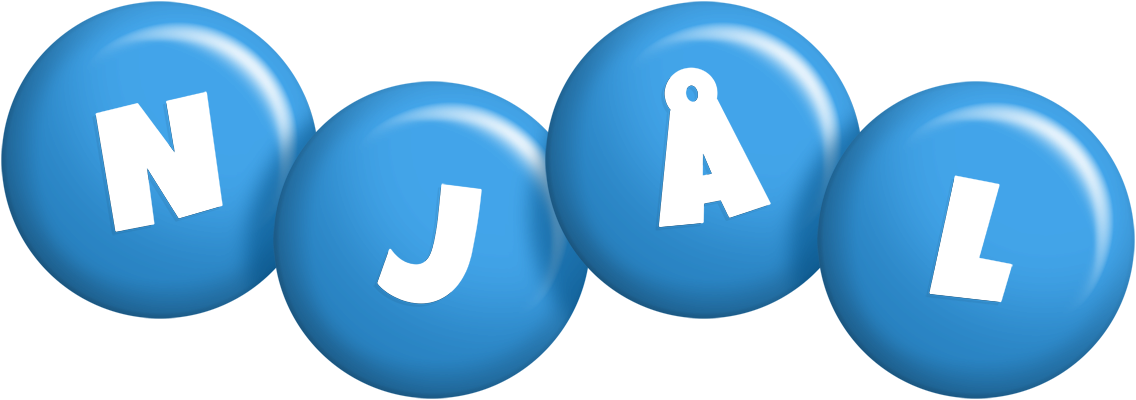 Njål candy-blue logo