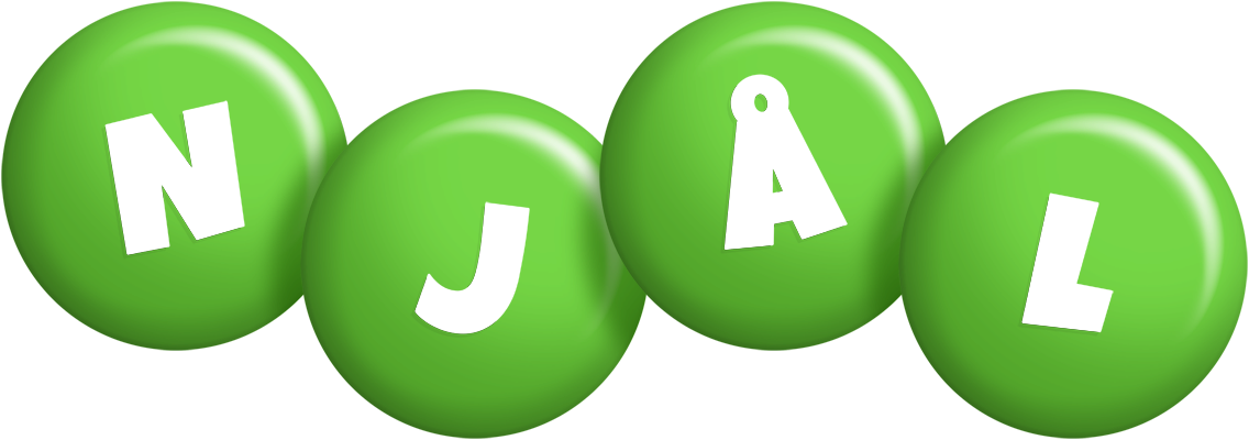 Njål candy-green logo