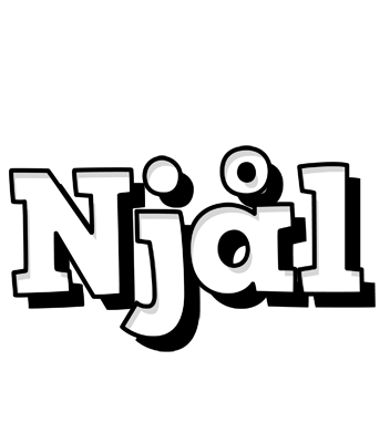 Njål snowing logo