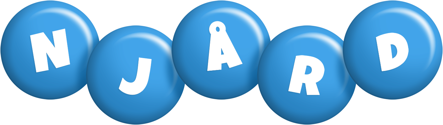 Njård candy-blue logo