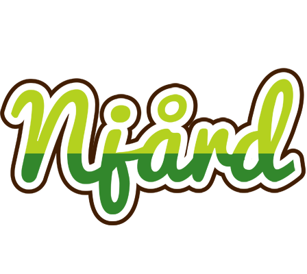 Njård golfing logo
