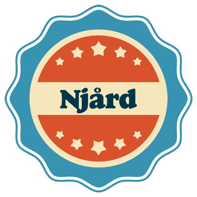Njård labels logo