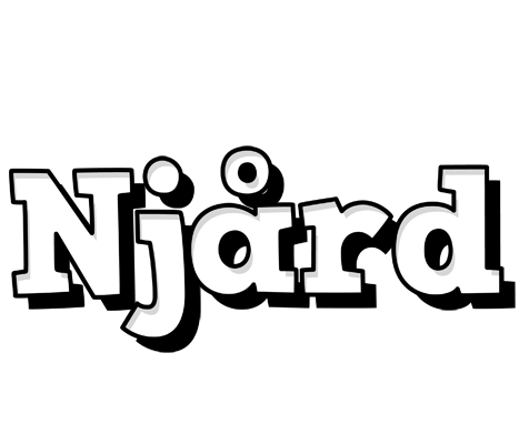 Njård snowing logo