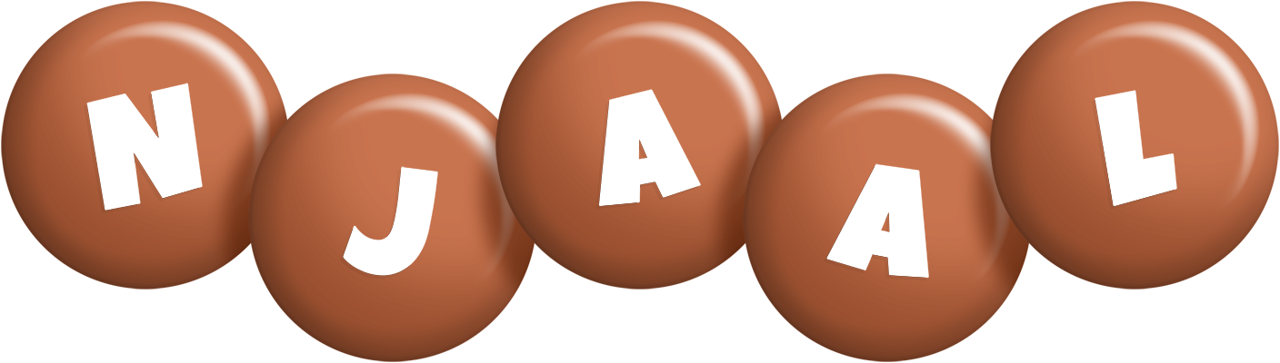 Njaal candy-brown logo