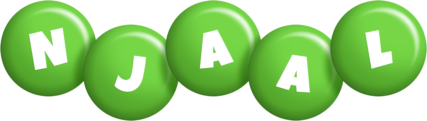 Njaal candy-green logo