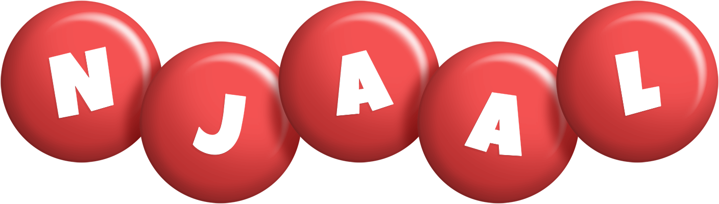 Njaal candy-red logo