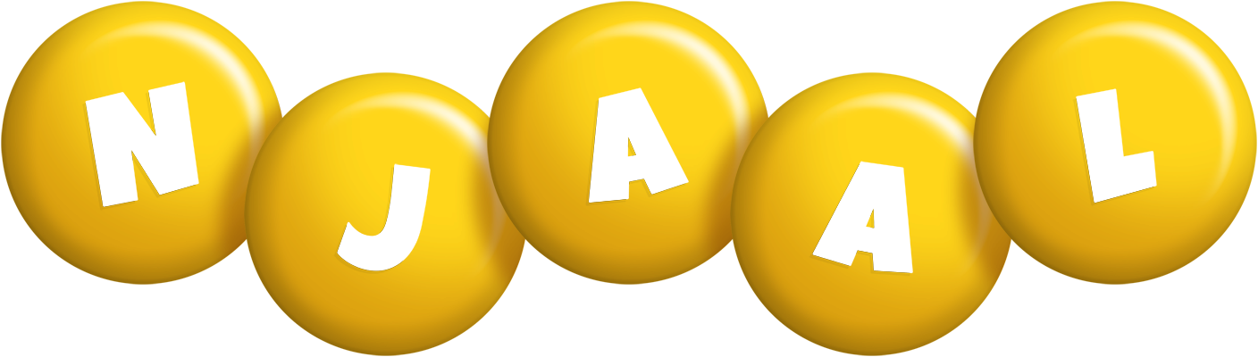 Njaal candy-yellow logo