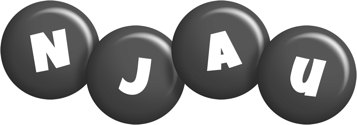 Njau candy-black logo