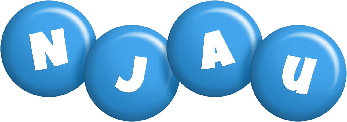Njau candy-blue logo