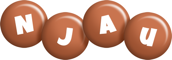 Njau candy-brown logo