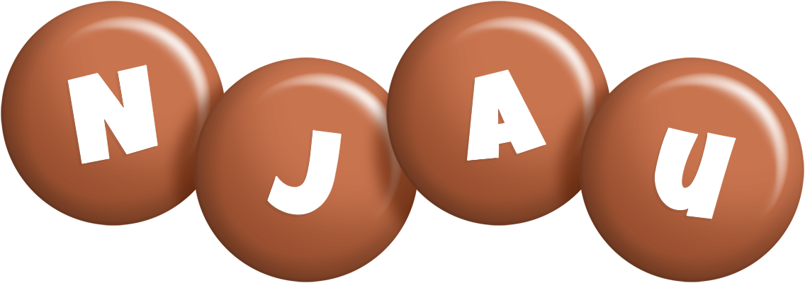 Njau candy-brown logo