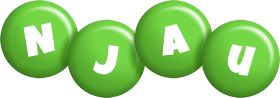 Njau candy-green logo