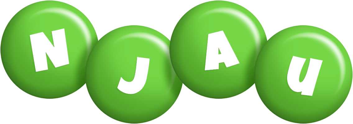Njau candy-green logo