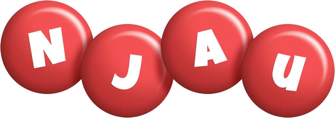 Njau candy-red logo