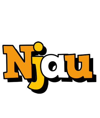 Njau cartoon logo