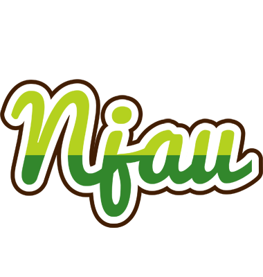 Njau golfing logo