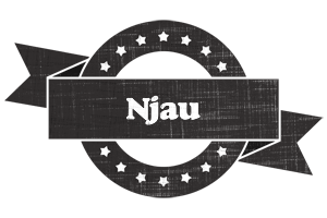 Njau grunge logo