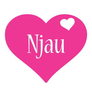 Njau love-heart logo