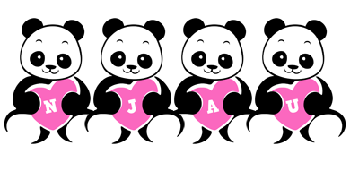 Njau love-panda logo