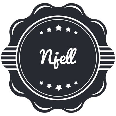 Njell badge logo