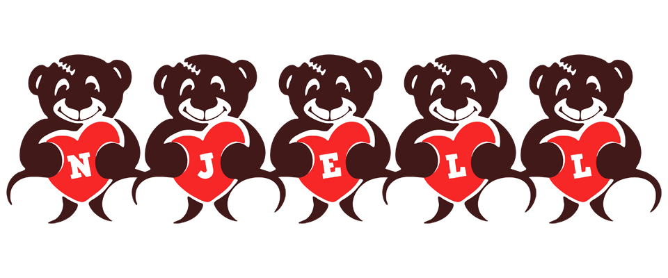 Njell bear logo