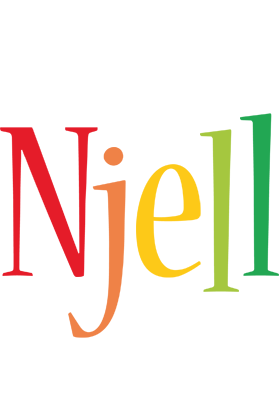 Njell birthday logo