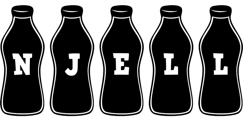 Njell bottle logo