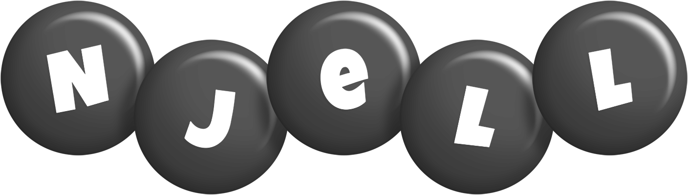 Njell candy-black logo