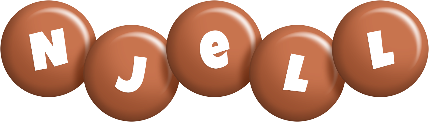 Njell candy-brown logo