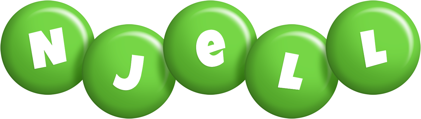 Njell candy-green logo