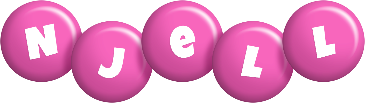 Njell candy-pink logo