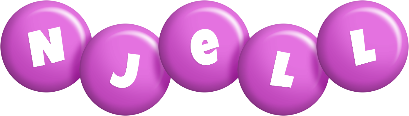 Njell candy-purple logo